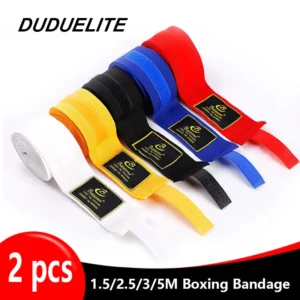Cotton Boxing Bandage Sports Strap Hand Gloves Wraps Belt Boxing Sports Wraps Bandage 2 Rolls 1.5/2/3/5M