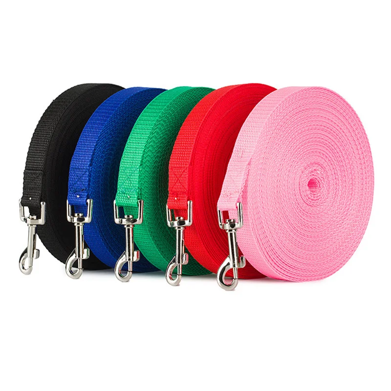 Nylon Dog Leashes 3 Colors 1.5M 1.8M 3M 4.5M 6M 10M Pet Walking Training Leash Long Cats Dogs Harness Lead Strap Belt - Image 2