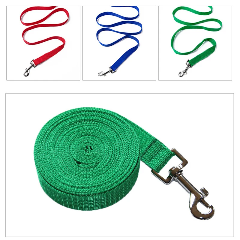 Nylon Dog Leashes 3 Colors 1.5M 1.8M 3M 4.5M 6M 10M Pet Walking Training Leash Long Cats Dogs Harness Lead Strap Belt - Image 3