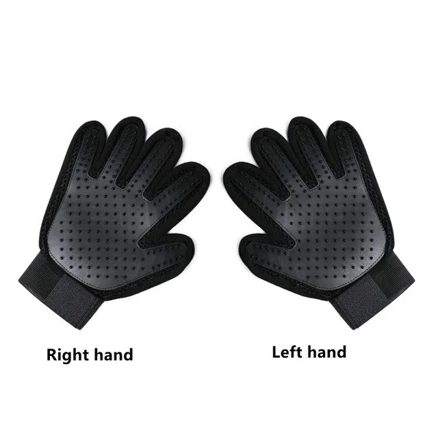 Pet Grooming = Massage Glove Dogs = Cats Rubber Bath Brush Environmental Protection Silicone Glove - Image 12