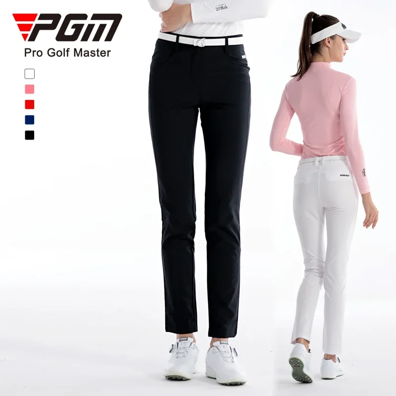 PGM Women Golf Pant Summer Spring Elastic Tennis Pants Ladies Quick-Dry Trouser Breathable Slim Pants Play Golf Ball Sweatpant - Image 3