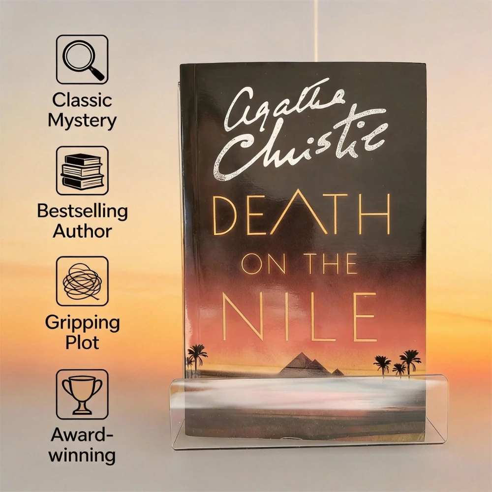 Death on The Nile By Agatha Christie - Classic Mystery Detective Novel for Book Lovers & English Learners - Image 2
