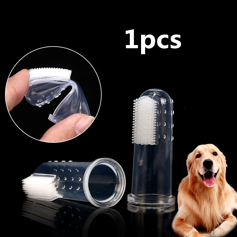 Pet Grooming = Massage Glove Dogs = Cats Rubber Bath Brush Environmental Protection Silicone Glove - Image 7