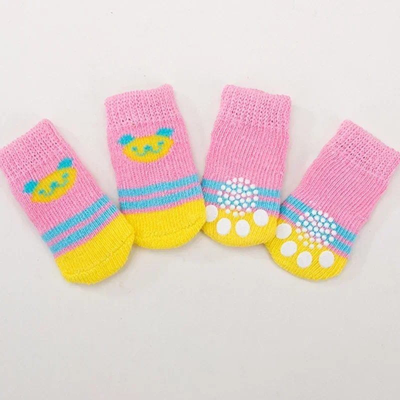 Paw Protector 4pcs/set Dog Socks Foot Covers Warm Anti Slip Shoes - Image 19