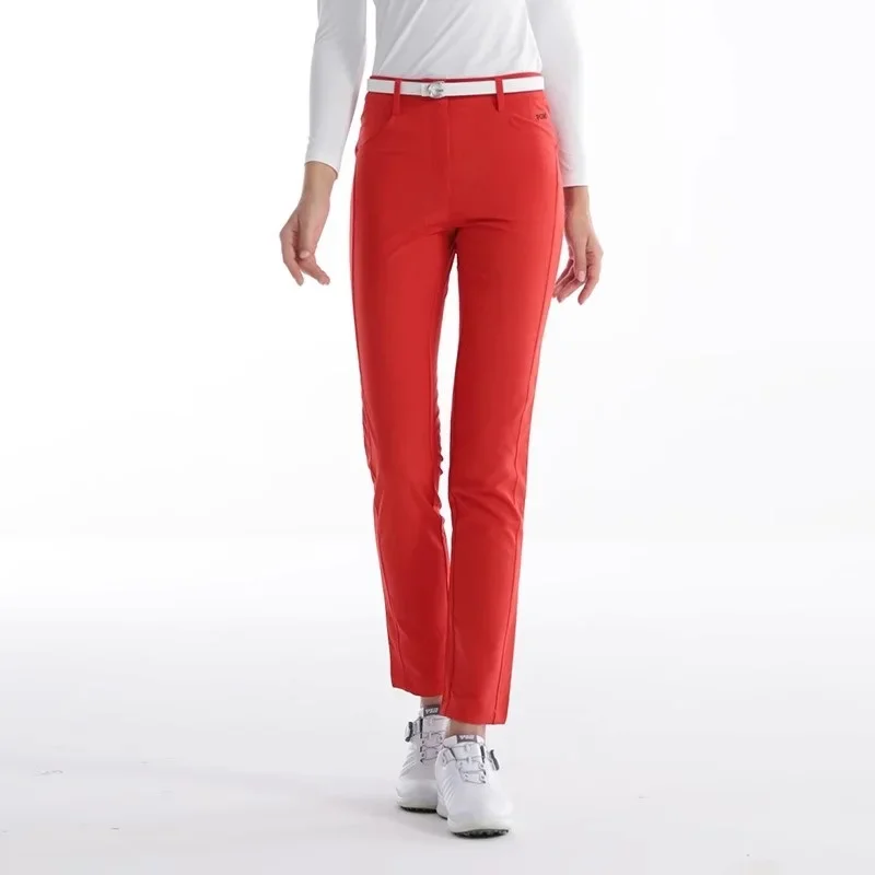PGM Women Golf Pant Summer Spring Elastic Tennis Pants Ladies Quick-Dry Trouser Breathable Slim Pants Play Golf Ball Sweatpant - Image 10