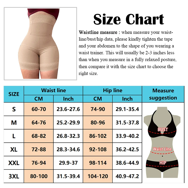 High Waist Body Shaper Panties Seamless Butt Lifter Compression Fajas Reducing Girdles Slimming Corset Shapewear Women Underwear - Image 6