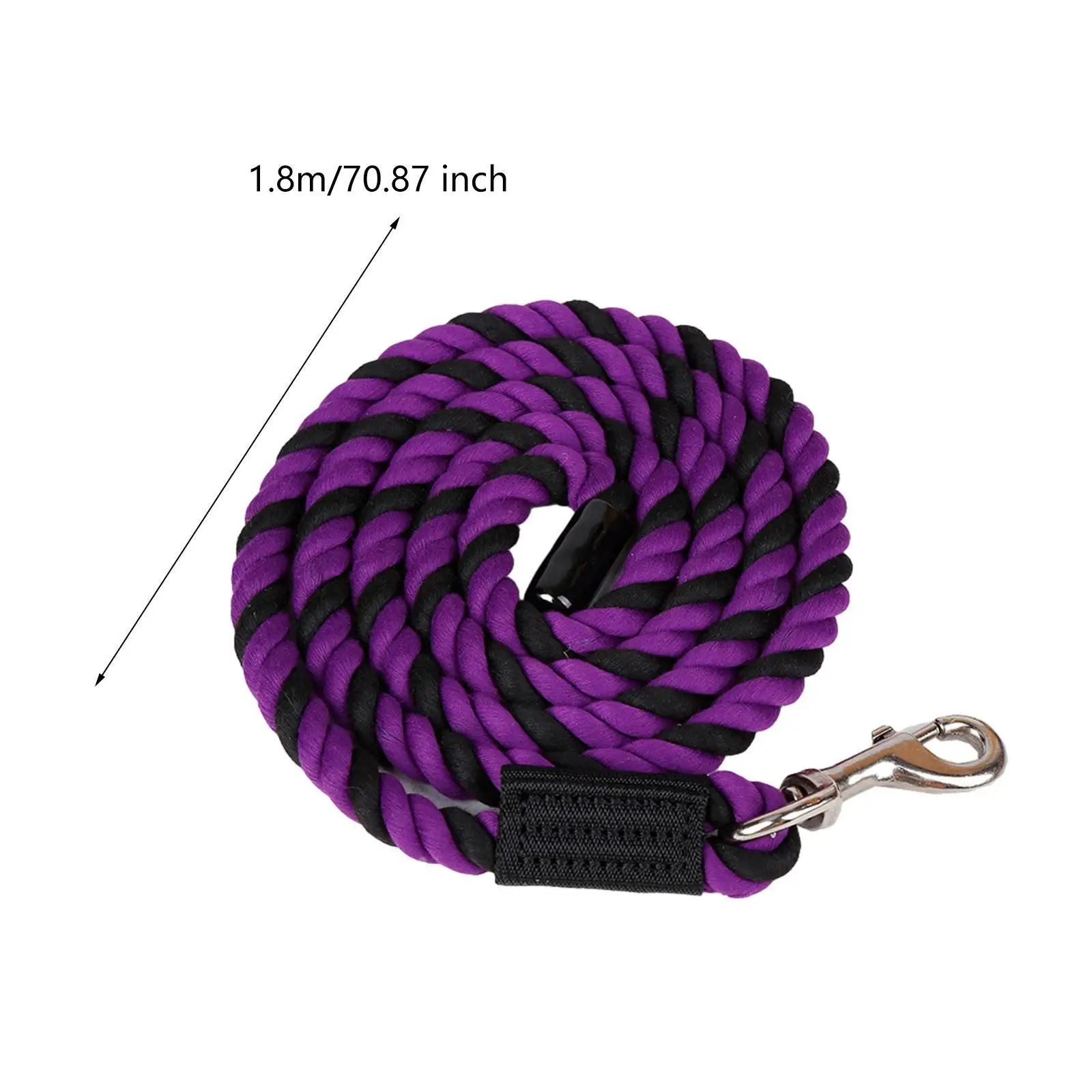 Horse Lead Rope Rein Halter Rope Cord Horse Leash Rope for Dog, Sheep, Pet Heavy Duty with Swivel Bolt Snap Equestrian Equipment - Image 7