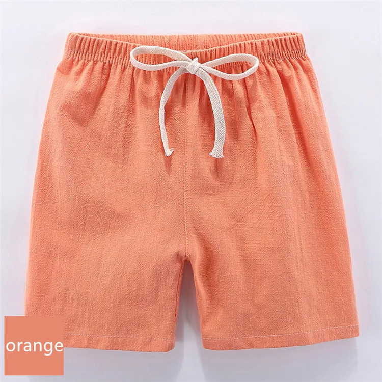 Boys Shorts 2-10 Yrs Candy Color - Beach Loose Shorts Casual Pants Comfortable Cotton & Linen - Image 10