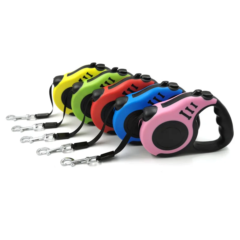 Retractable Dog Leash 3 Meters 5 Meters Pet Leash Traction Rope Belt Automatic Flexible Leash For Small Medium Large Dog Product - Image 6