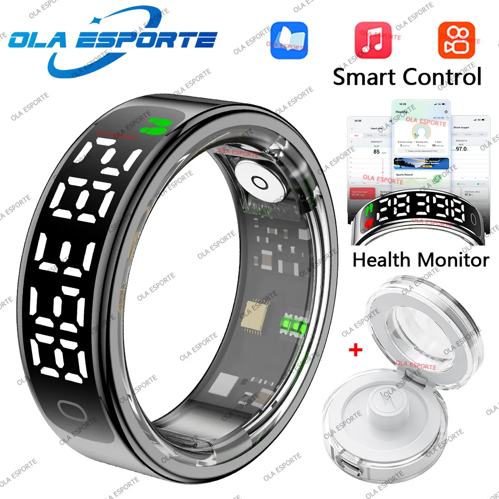 Smart Ring - Women & Men - Hd Screen - Waterproof - for Smart Phones iPhone - Galaxy - Heartrate Monitor - Image 9