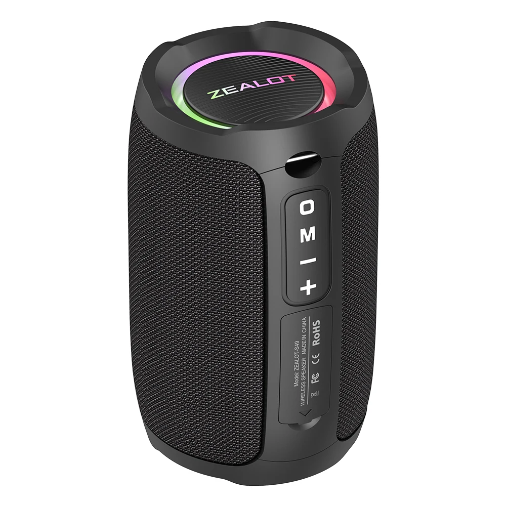 ZEALOT-S49 Portable bluetooth speaker 360°Stereo Sound 20W IPX6 waterproof wireless bluetooth 5.0 Excellent Bass Performace - Image 7
