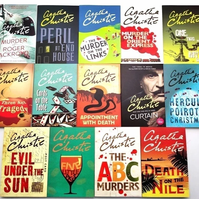 14 Books The Agatha Christie Detective Series Phase I English Detective Novel Fourteen Best-selling Mystery Novels Books - Image 2