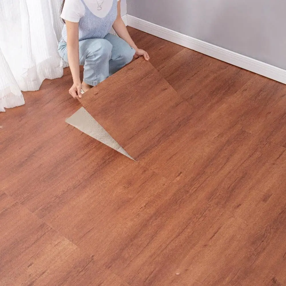 30CMX30CM Wear-resistant Self-adhesive Wood Grain Floor Sticker Thickened Waterproof SXP Self Adhesive Floor Sticker Non-Slip - Image 4