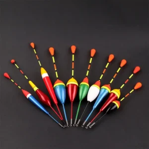 Fishing Floats Set Buoy Bobber Fishing Light Stick Floats Fluctuate Mix Size Color 10PCS
