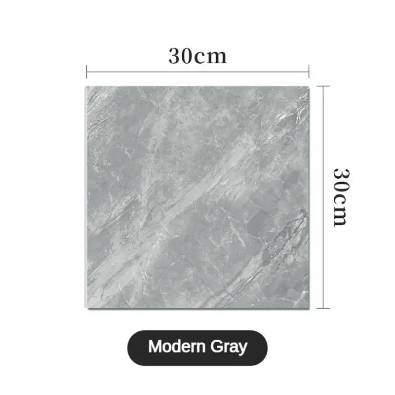 Home Floor Thickened Self-adhesive Decor Wall Sticker Marble Tile Floor Sticker PVC Waterproof Bathroom Kitchen 10/30/50PCS - Image 5