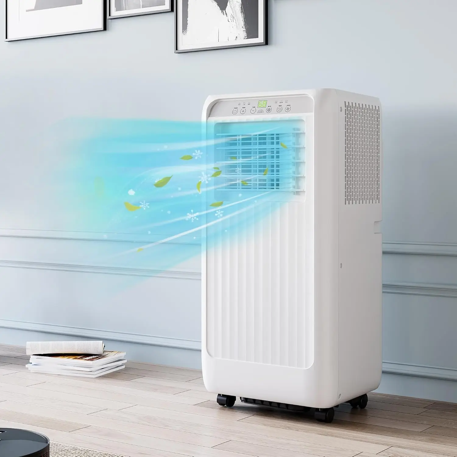 10000 Btu Portable Air Conditioner - 24H Timer Cools up to 450 sq.ft - Remote Control Window Exhaust Kit included - Image 5