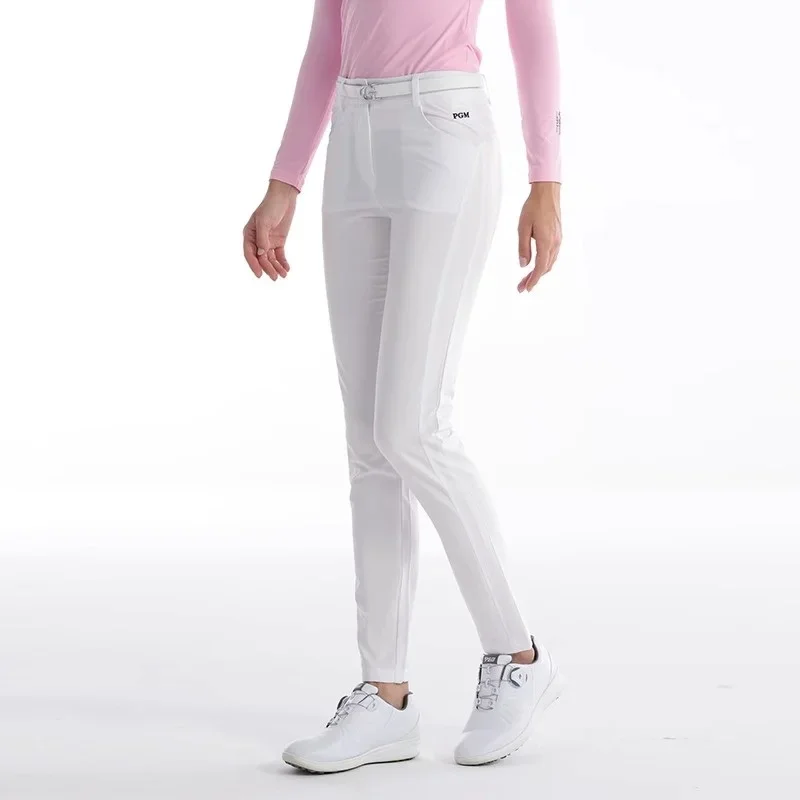 PGM Women Golf Pant Summer Spring Elastic Tennis Pants Ladies Quick-Dry Trouser Breathable Slim Pants Play Golf Ball Sweatpant - Image 7