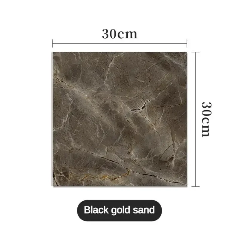 Home Floor Thickened Self-adhesive Decor Wall Sticker Marble Tile Floor Sticker PVC Waterproof Bathroom Kitchen 10/30/50PCS - Image 6