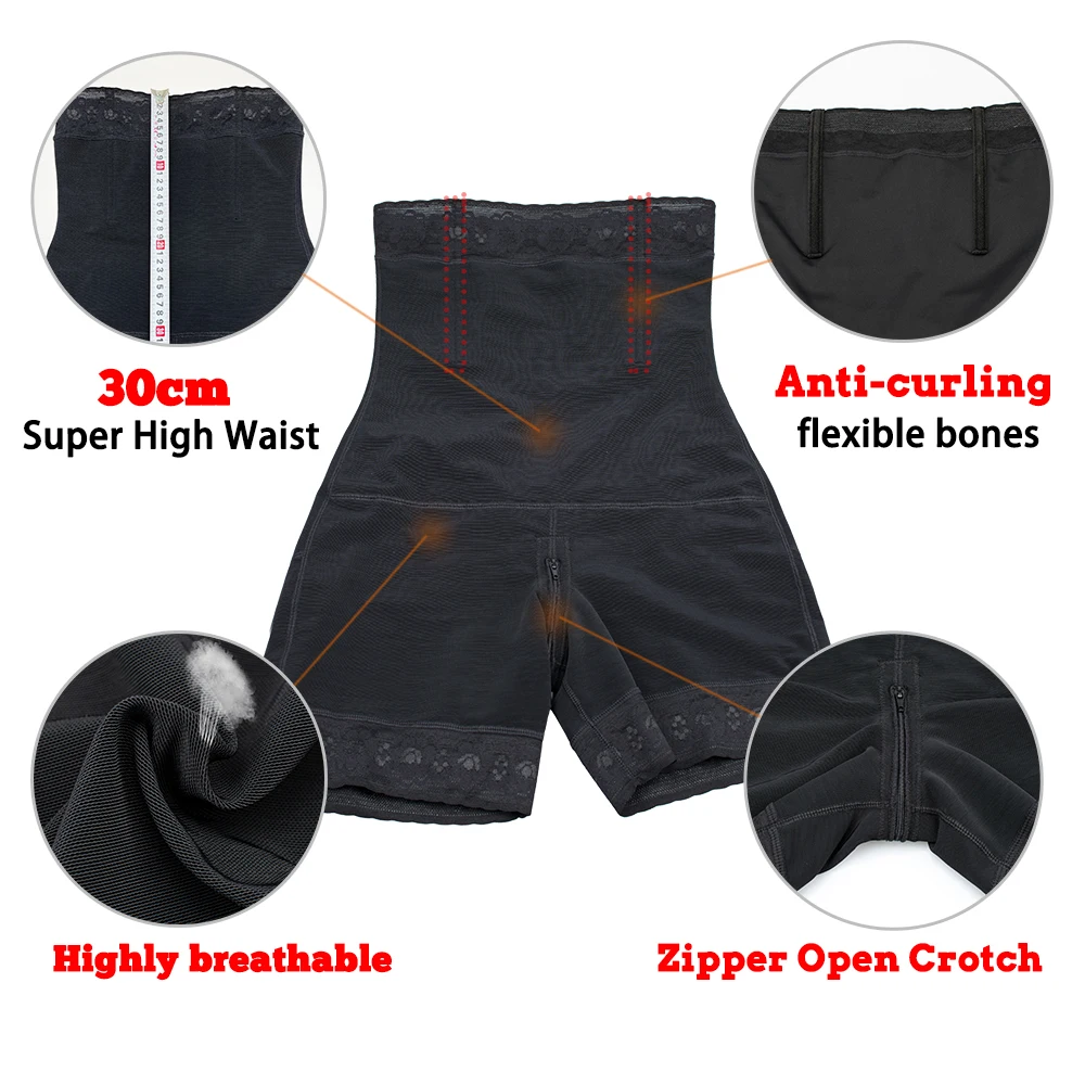High Waist Body Shaper Panties Seamless Butt Lifter Compression Fajas Reducing Girdles Slimming Corset Shapewear Women Underwear - Image 3