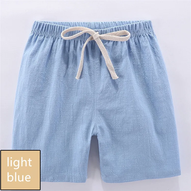 Boys Shorts 2-10 Yrs Candy Color - Beach Loose Shorts Casual Pants Comfortable Cotton & Linen - Image 12