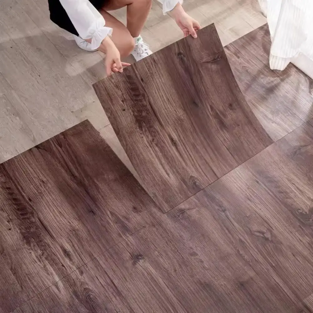 30CMX30CM Wear-resistant Self-adhesive Wood Grain Floor Sticker Thickened Waterproof SXP Self Adhesive Floor Sticker Non-Slip - Image 2