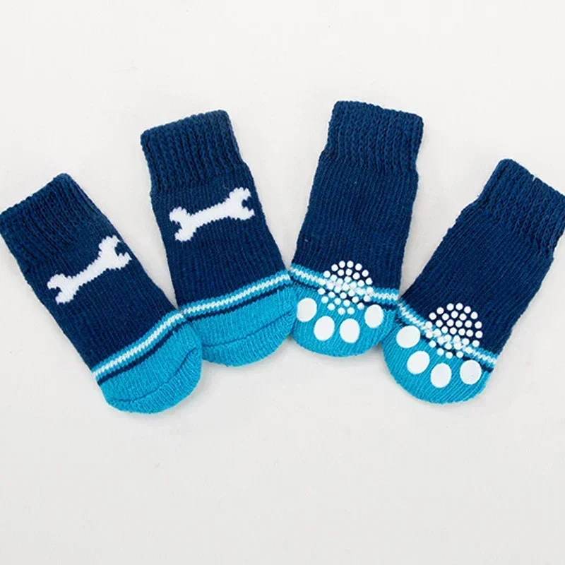 Paw Protector 4pcs/set Dog Socks Foot Covers Warm Anti Slip Shoes - Image 17