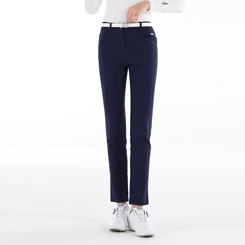 PGM Women Golf Pant Summer Spring Elastic Tennis Pants Ladies Quick-Dry Trouser Breathable Slim Pants Play Golf Ball Sweatpant - Image 9