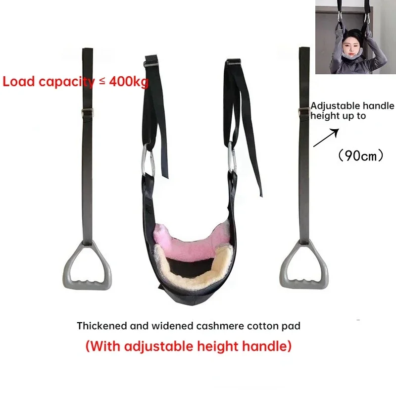 Cervical Traction Belt Neck Exercise Stretcher Horizontal Bar Hook Type Household Sling Neck Massager Treatment Rehabilitation - Image 3