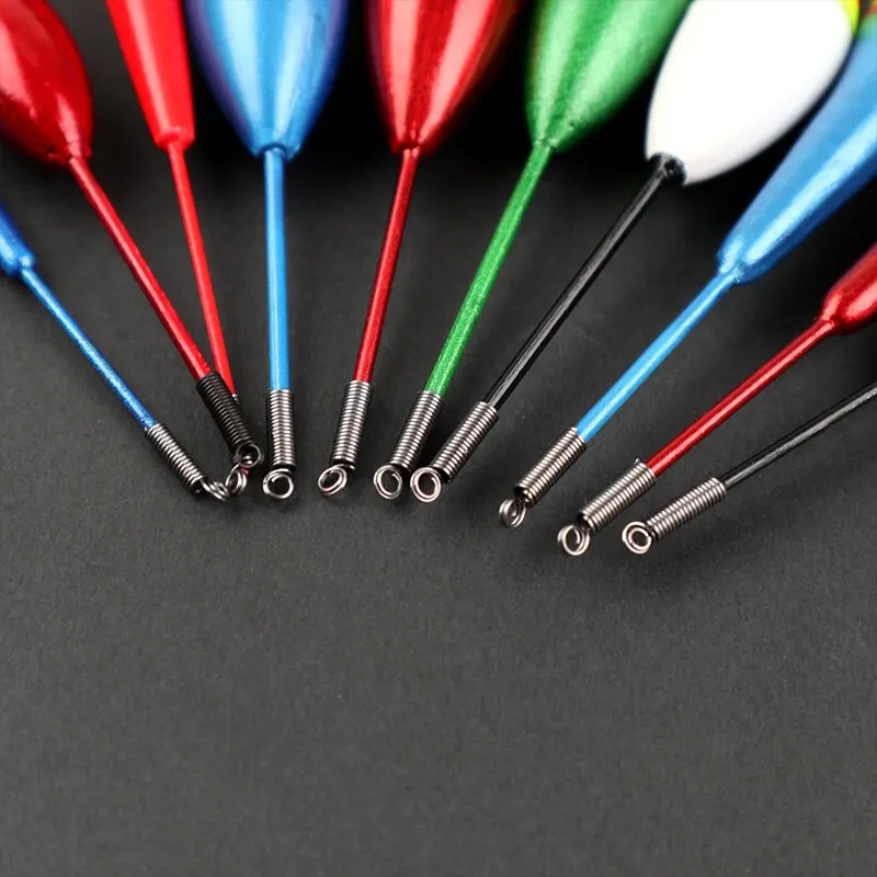 Fishing Floats Set Buoy Bobber Fishing Light Stick Floats Fluctuate Mix Size Color 10PCS - Image 4