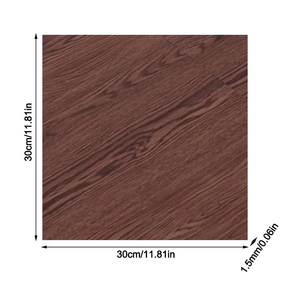 30CMX30CM Wear-resistant Self-adhesive Wood Grain Floor Sticker Thickened Waterproof SXP Self Adhesive Floor Sticker Non-Slip - Image 6