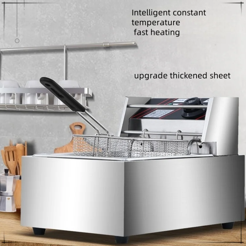 Commercial frying oven cooking noodle oven electric fried chicken deep fryer large capacity single-double cylinder frying oven - Image 3
