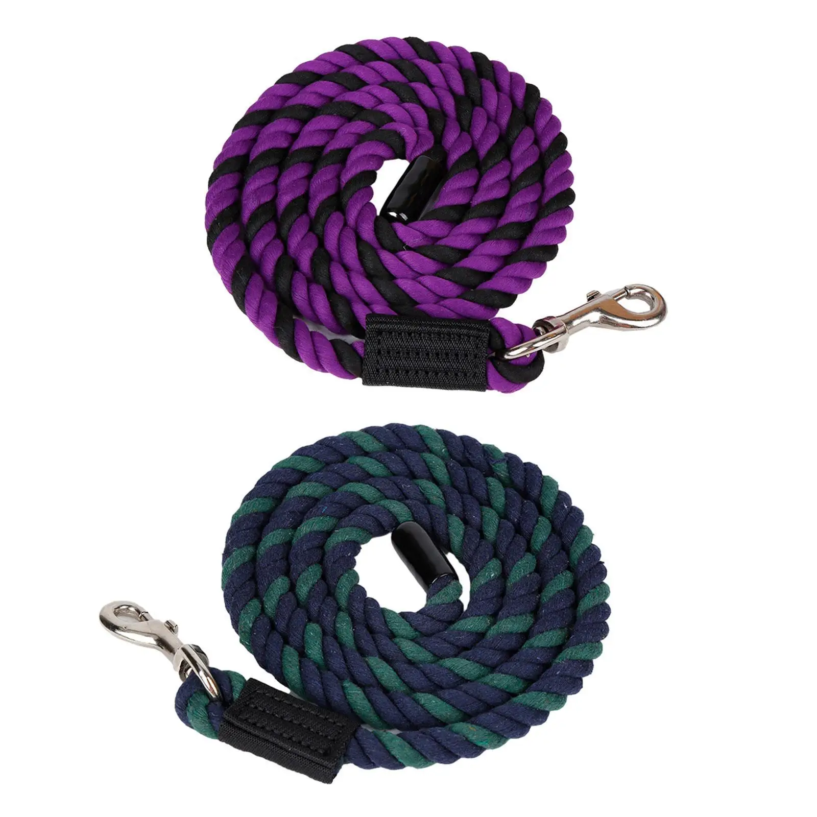 Horse Lead Rope Rein Halter Rope Cord Horse Leash Rope for Dog, Sheep, Pet Heavy Duty with Swivel Bolt Snap Equestrian Equipment - Image 2