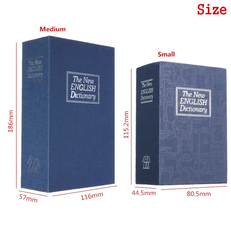 Home Storage Safe Box Dictionary Book Bank Money Cash Jewellery Hidden Secret Security Locker With 2 Keys Lock Drop Shipping - Image 4