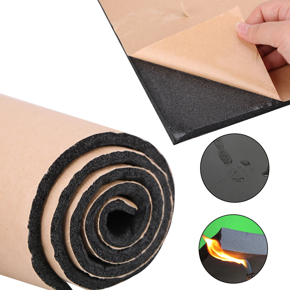 Car Sound Proofing Deadening Mat 50x30cm Car Truck Sound Insulation Cotton Anti-noise 3/6/8/10mm Thickness Heat Closed Cell Foam - Image 3