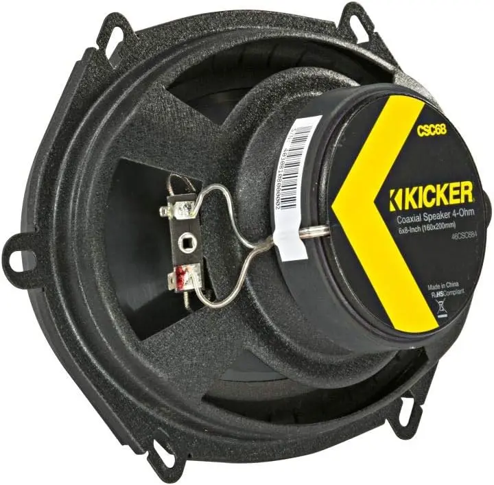 6x8 Inch Car Audio Speakers, Enhanced Bass & Clear Sound - 2-Pack Black - Image 5