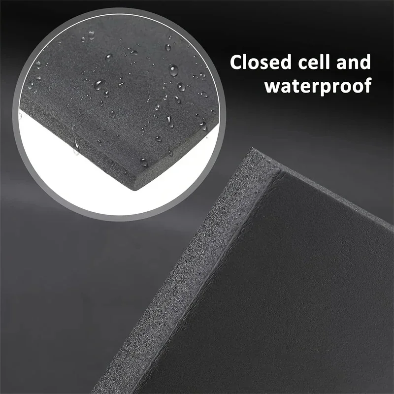 Soundproofing Insulation - Self-adhesive Rubber Foam Roll Versatile Easy-Cut for DIY Ideal for Roofs Cars Noise Insulation Mats - Image 2