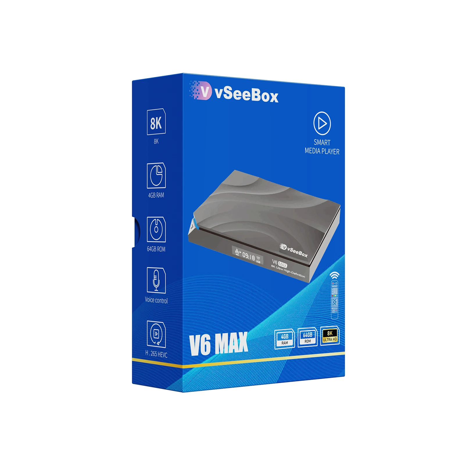 vSeeBox V6 Max 64GB 8K HD Officially Authorized Voice Control - Image 3