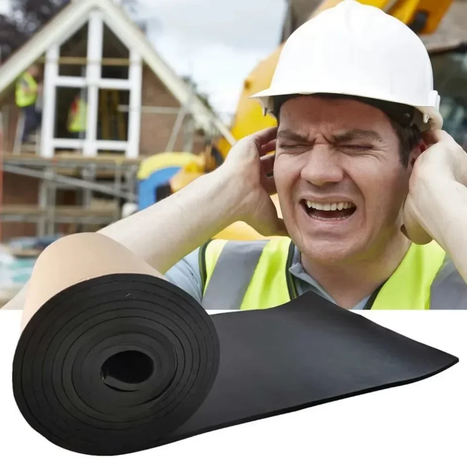 Soundproofing Insulation - Self-adhesive Rubber Foam Roll Versatile Easy-Cut for DIY Ideal for Roofs Cars Noise Insulation Mats - Image 12