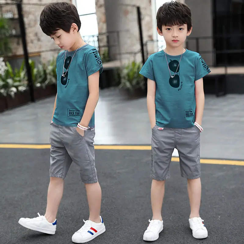 Boys Clothes Casual Outfit shorts +T shirt fits ages 7-12 - Image 13