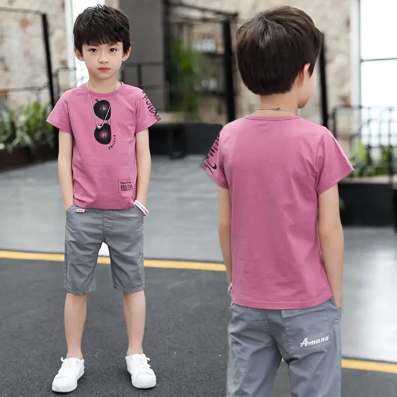 Boys Clothes Casual Outfit shorts +T shirt fits ages 7-12 - Image 3