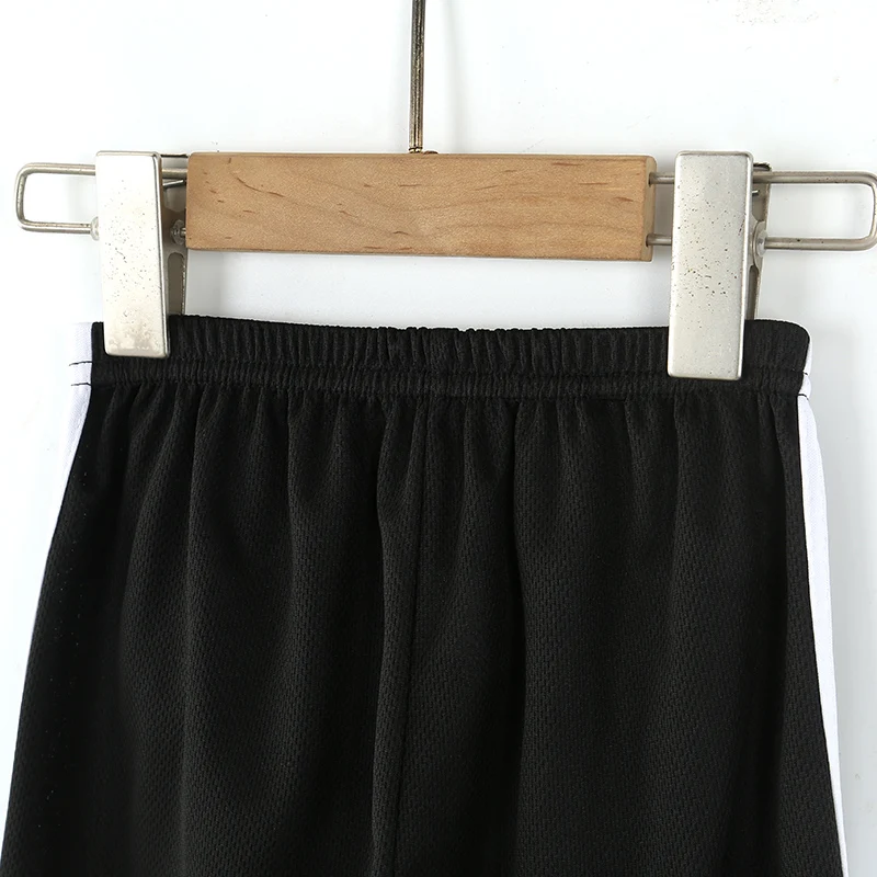 4/1 Pack Summer - Quick-drying Shorts - Elastic Waist Pants Solid Color Joker Stripe - Image 6
