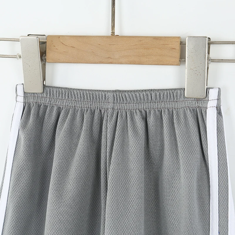 4/1 Pack Summer - Quick-drying Shorts - Elastic Waist Pants Solid Color Joker Stripe - Image 4